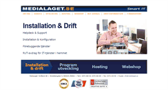 Desktop Screenshot of medialaget.se