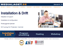 Tablet Screenshot of medialaget.se